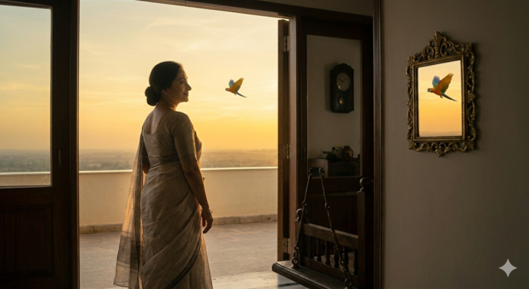 रिकामं झालेलं घरटं